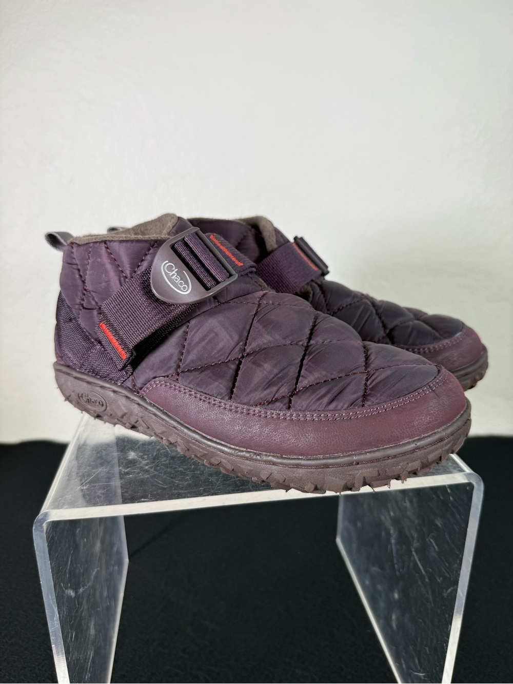 Chaco Ramble Puff Insulated Quilted Cozy Purple Shoes Size 7 - Picture 2 of 13